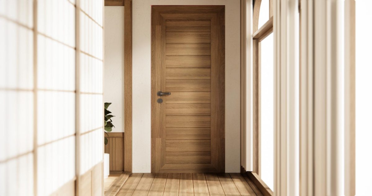 Chambre vide Intérieur de chambre japonaise minimaliste propre