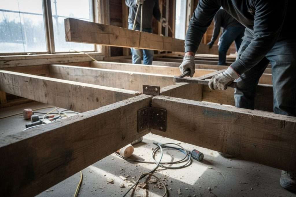 Natte de désolidarisation pour plancher bois